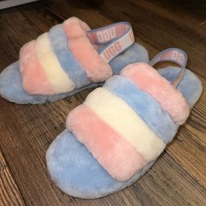AUTHENTIC UGG fluff yeah slides slippers